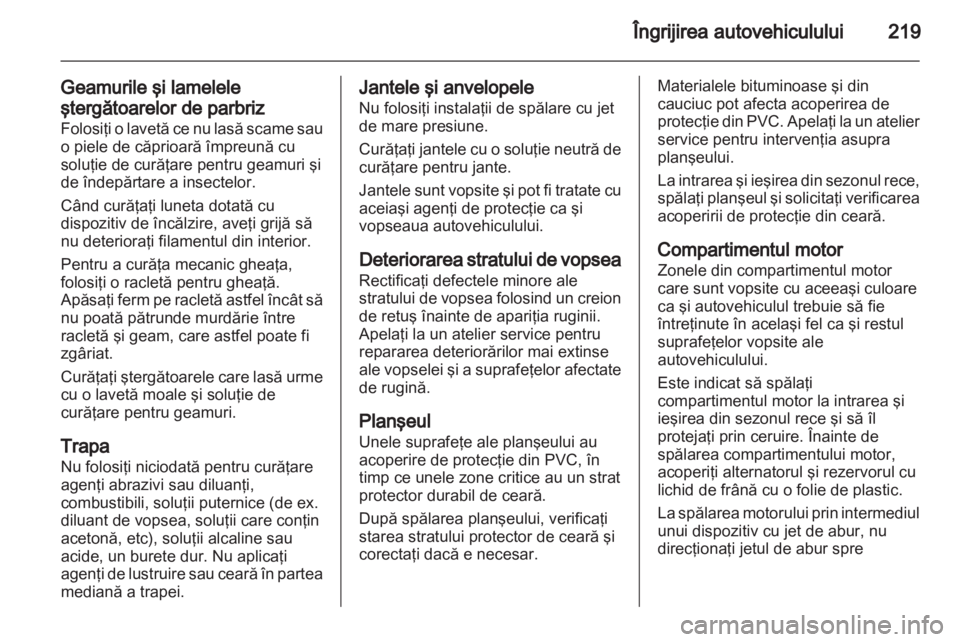 OPEL ASTRA H 2011 Manual de utilizare (in Romanian) OPEL ASTRA H 2011 Manual de utilizare (in Romanian)