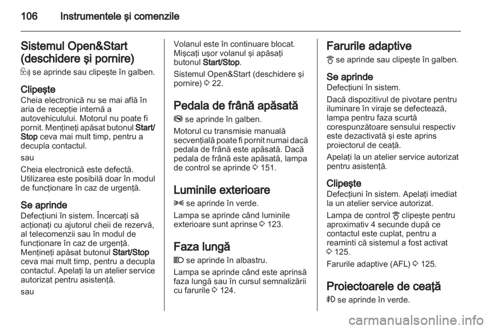 OPEL ASTRA H 2013 Manual de utilizare (in Romanian) OPEL ASTRA H 2013 Manual de utilizare (in Romanian)