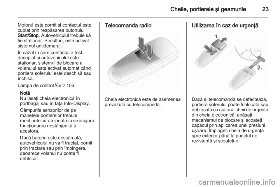 OPEL ASTRA H 2013  Manual de utilizare (in Romanian) 