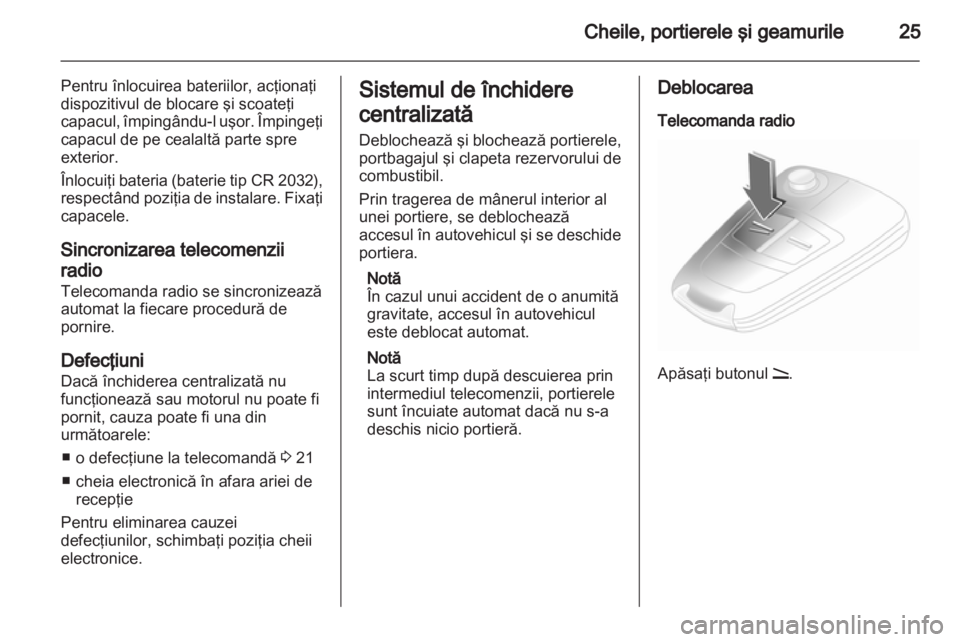 OPEL ASTRA H 2013  Manual de utilizare (in Romanian) 