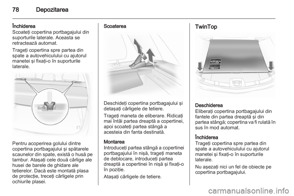 OPEL ASTRA H 2013  Manual de utilizare (in Romanian) 