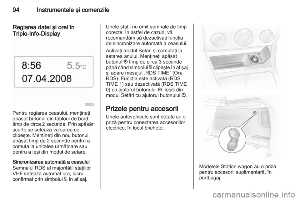 OPEL ASTRA H 2013 Manual de utilizare (in Romanian) OPEL ASTRA H 2013 Manual de utilizare (in Romanian)