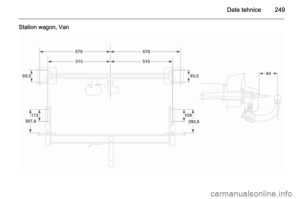 OPEL ASTRA H 2014 Manual de utilizare (in Romanian) Date tehnice249
Station wagon, Van OPEL ASTRA H 2014 Manual de utilizare (in Romanian) Date tehnice249
Station wagon, Van