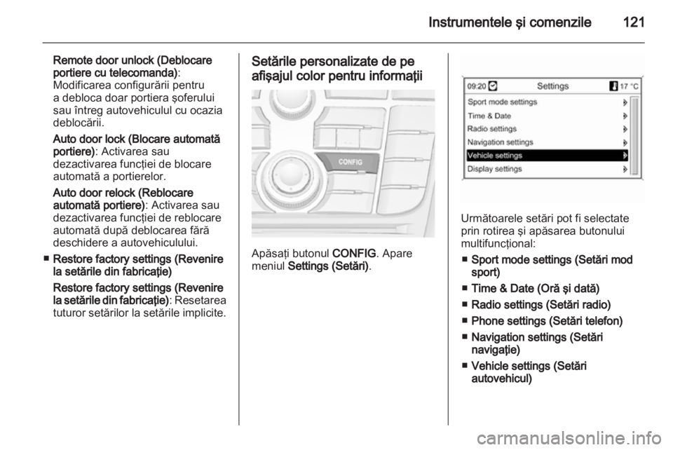 OPEL ASTRA J 2011  Manual de utilizare (in Romanian) 