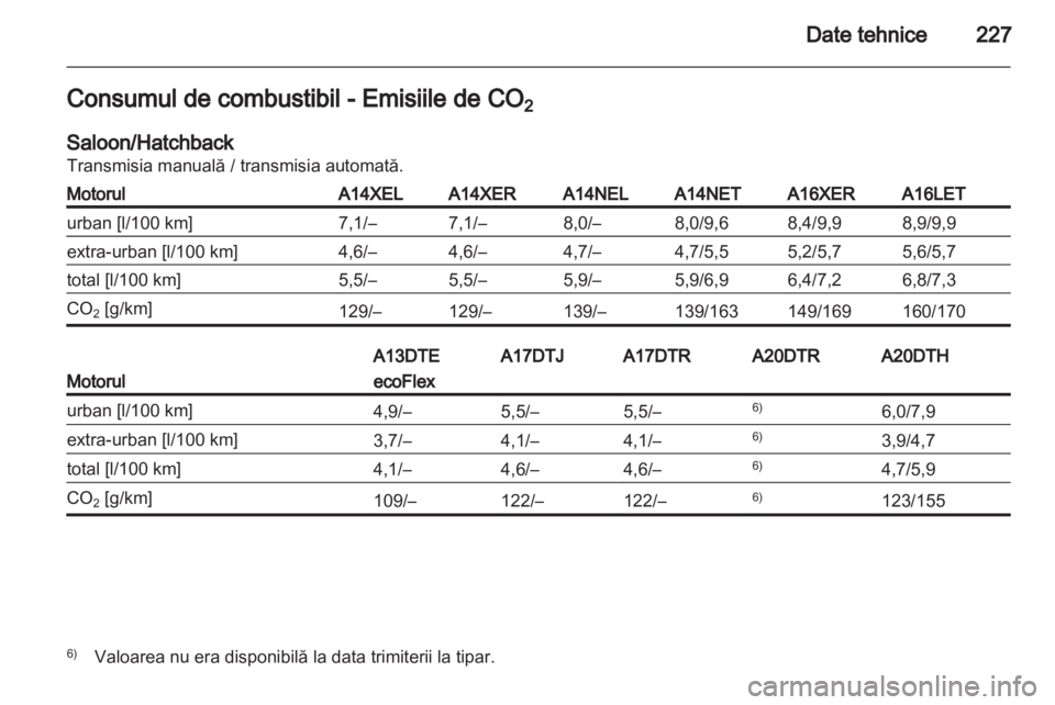 OPEL ASTRA J 2011 Manual de utilizare (in Romanian) OPEL ASTRA J 2011 Manual de utilizare (in Romanian)