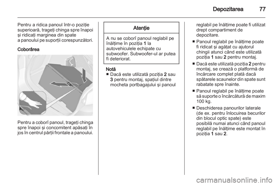 OPEL ASTRA J 2011  Manual de utilizare (in Romanian) 