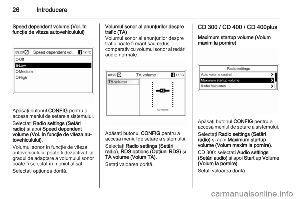 OPEL ASTRA J 2013  Manual pentru sistemul Infotainment (in Romanian) 