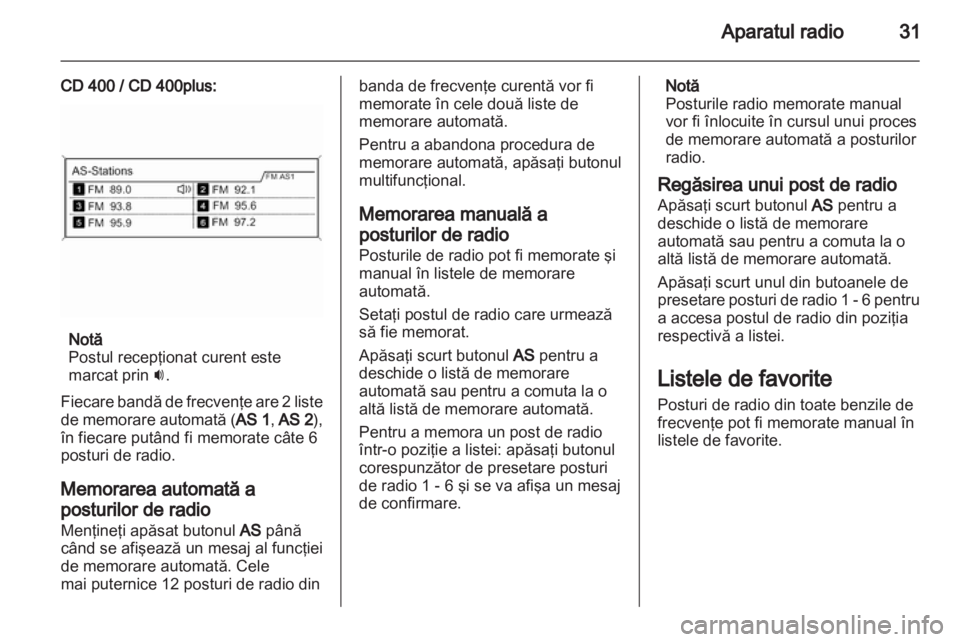OPEL ASTRA J 2013  Manual pentru sistemul Infotainment (in Romanian) 