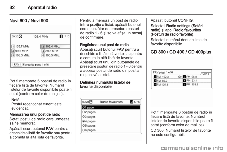 OPEL ASTRA J 2013  Manual pentru sistemul Infotainment (in Romanian) 
