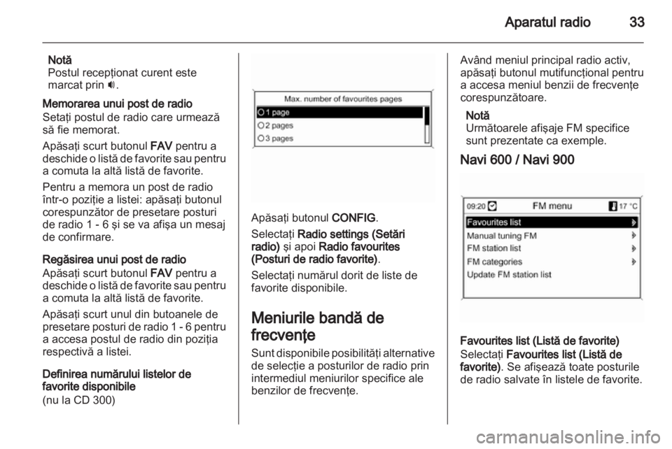 OPEL ASTRA J 2013  Manual pentru sistemul Infotainment (in Romanian) 