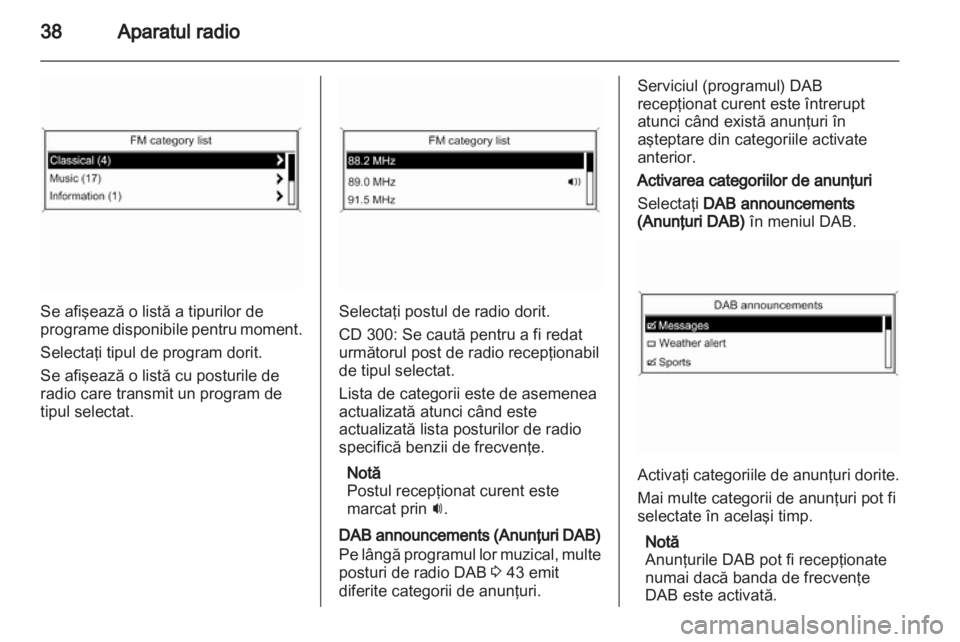 OPEL ASTRA J 2013  Manual pentru sistemul Infotainment (in Romanian) 