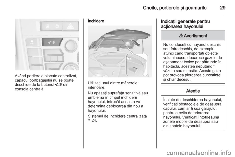 OPEL ASTRA J 2013  Manual de utilizare (in Romanian) 