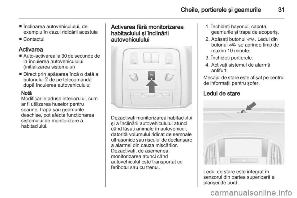 OPEL ASTRA J 2013  Manual de utilizare (in Romanian) 