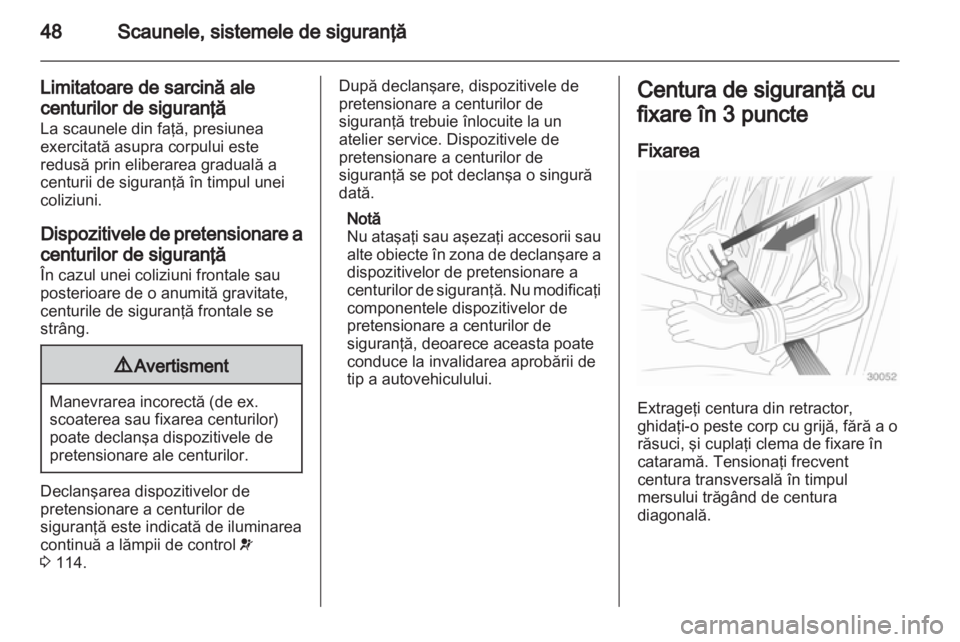 OPEL ASTRA J 2013  Manual de utilizare (in Romanian) 