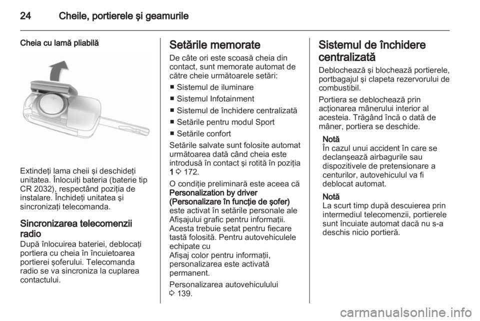 OPEL ASTRA J 2013.5  Manual de utilizare (in Romanian) 