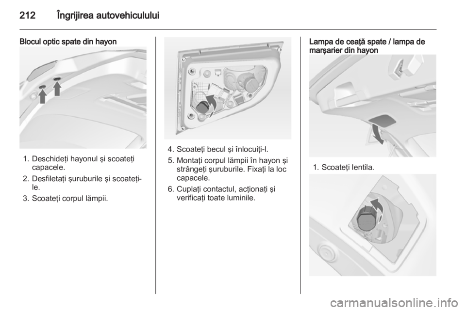 OPEL ASTRA J HB5 & ST 2012.5  Manual de utilizare (in Romanian) 