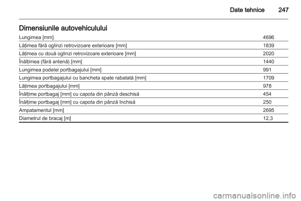 OPEL CASCADA 2013.5  Manual de utilizare (in Romanian) 