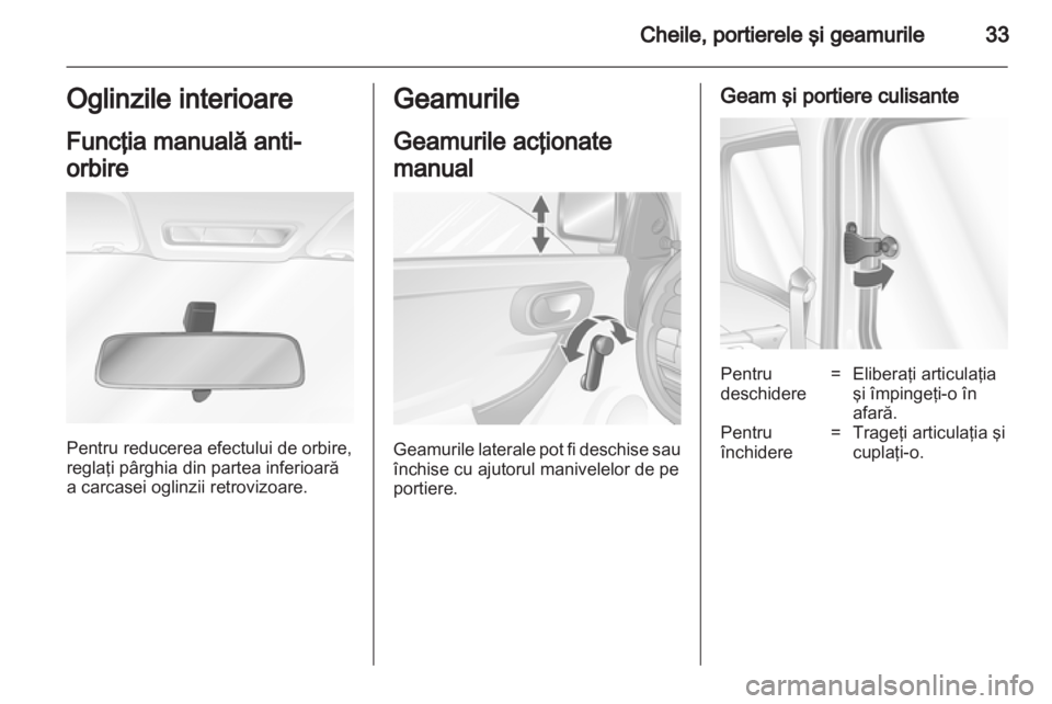 OPEL COMBO 2011 Manual de utilizare (in Romanian) OPEL COMBO 2011 Manual de utilizare (in Romanian)