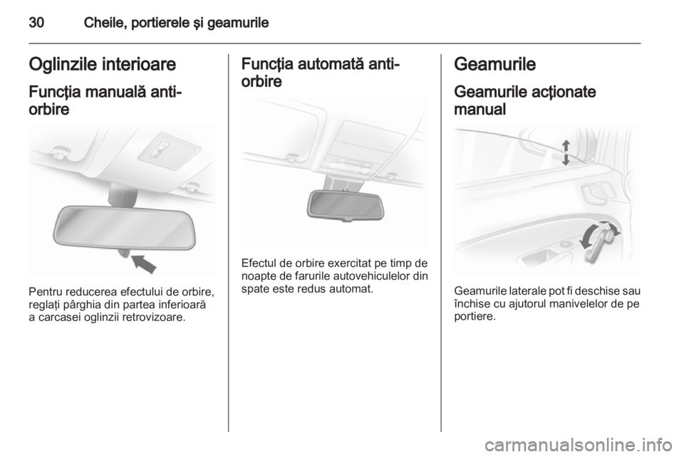 OPEL CORSA 2011  Manual de utilizare (in Romanian) 