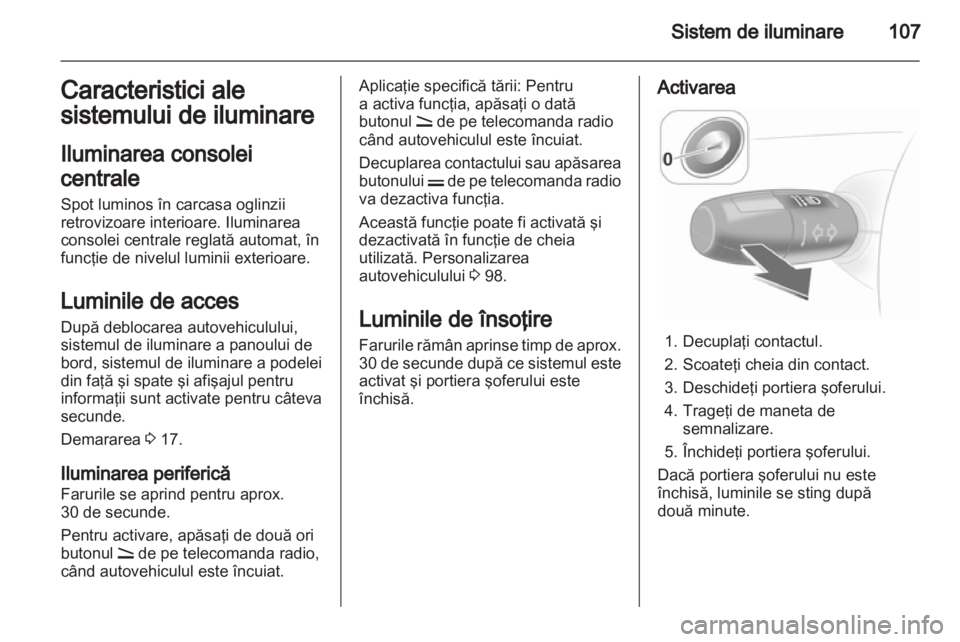OPEL CORSA 2012 Manual de utilizare (in Romanian) OPEL CORSA 2012 Manual de utilizare (in Romanian)