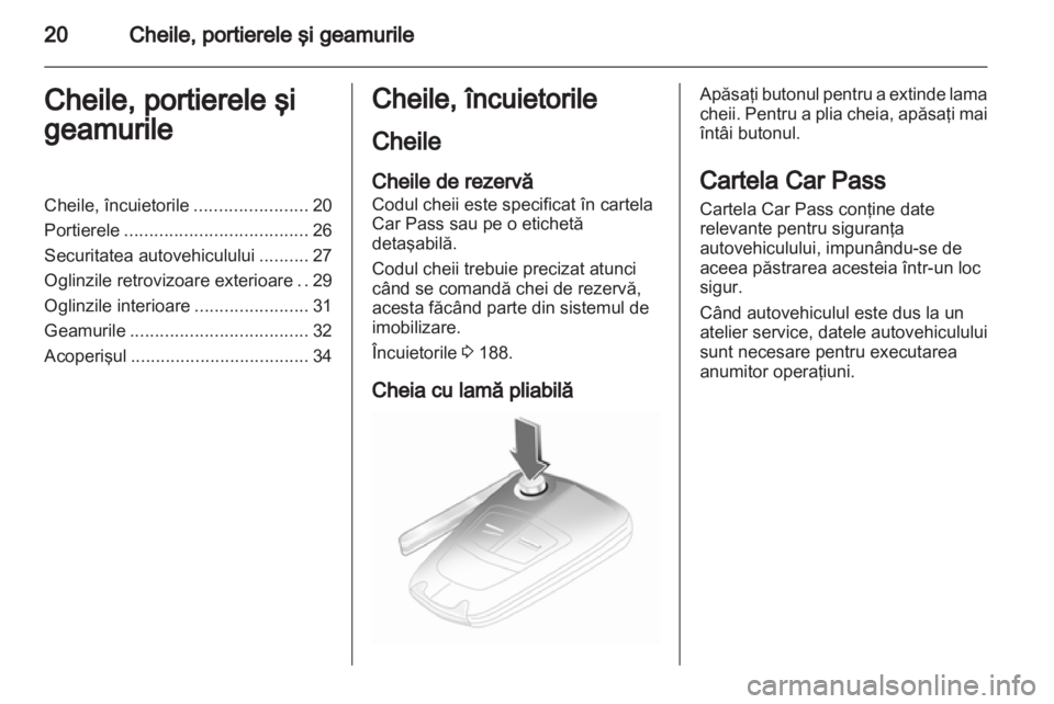 OPEL CORSA 2012 Manual de utilizare (in Romanian) OPEL CORSA 2012 Manual de utilizare (in Romanian)
