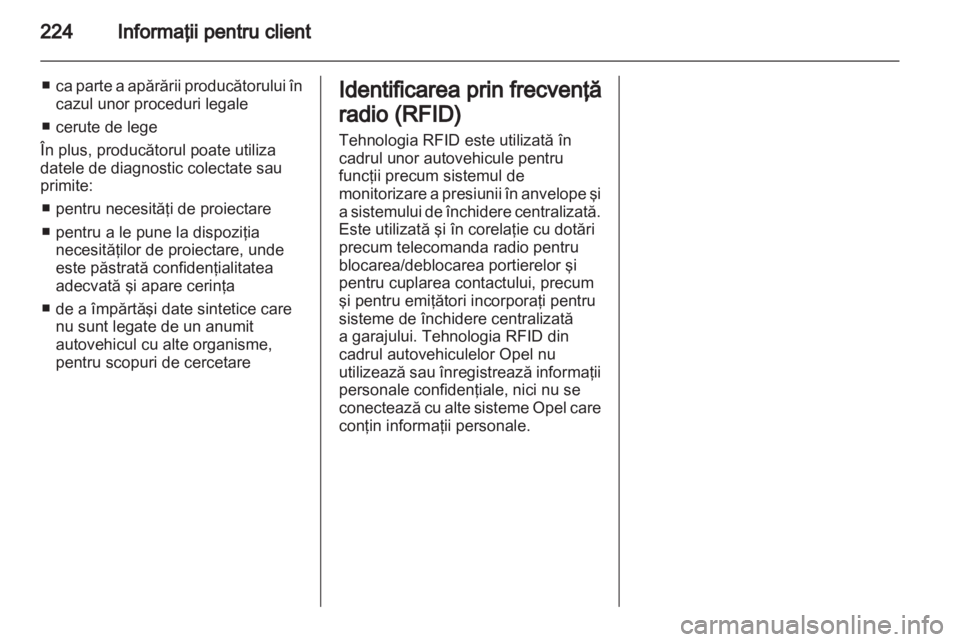 OPEL CORSA 2012 Manual de utilizare (in Romanian) OPEL CORSA 2012 Manual de utilizare (in Romanian)