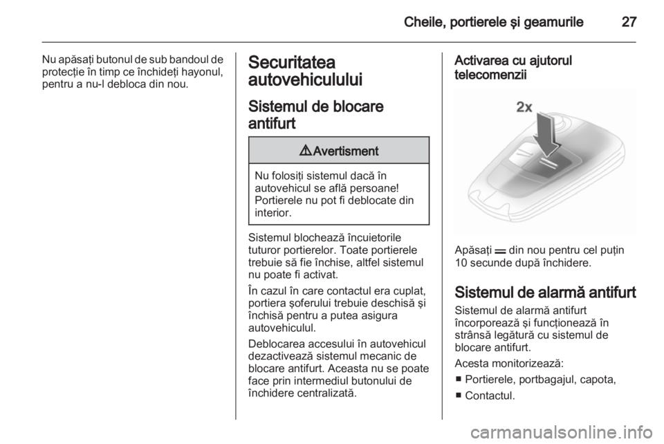 OPEL CORSA 2012 Manual de utilizare (in Romanian) OPEL CORSA 2012 Manual de utilizare (in Romanian)