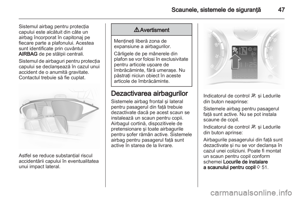 OPEL CORSA 2012  Manual de utilizare (in Romanian) 