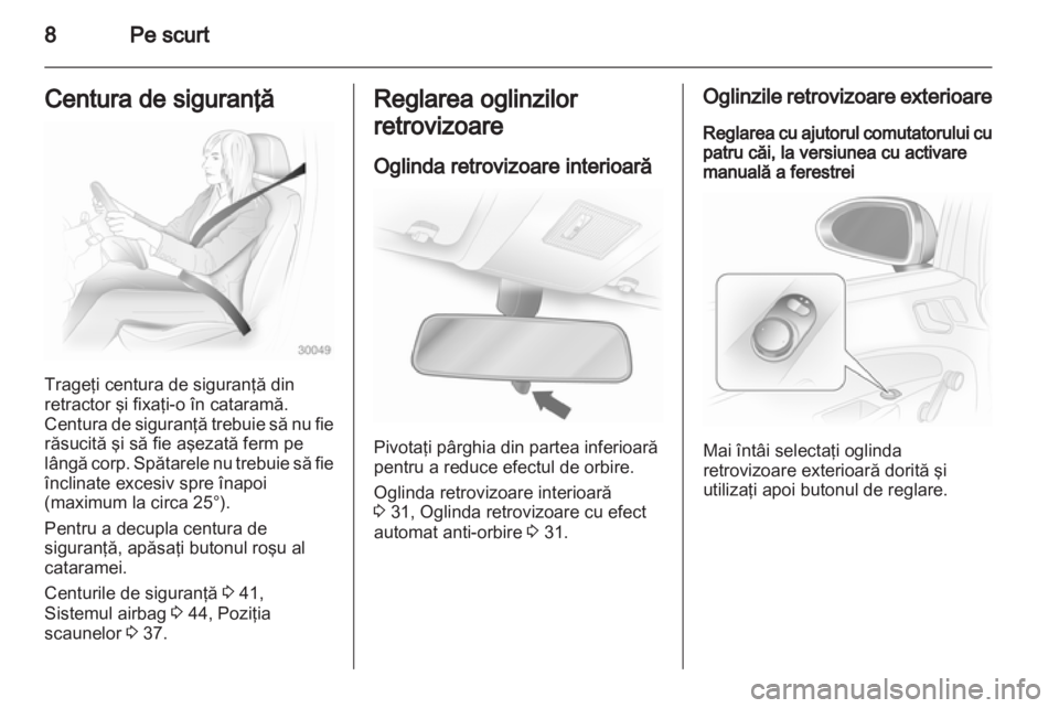 OPEL CORSA 2012  Manual de utilizare (in Romanian) 