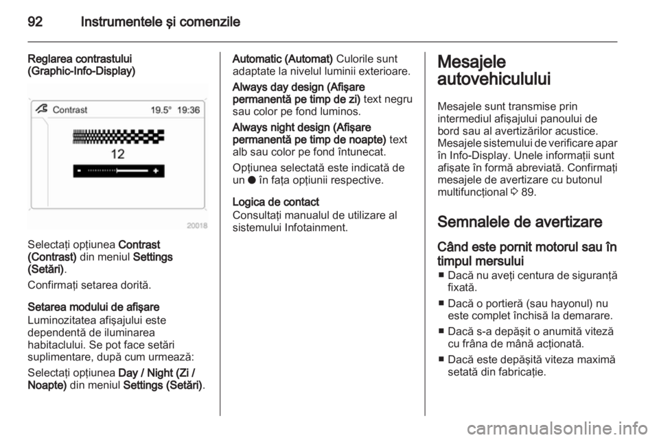 OPEL CORSA 2012 Manual de utilizare (in Romanian) OPEL CORSA 2012 Manual de utilizare (in Romanian)