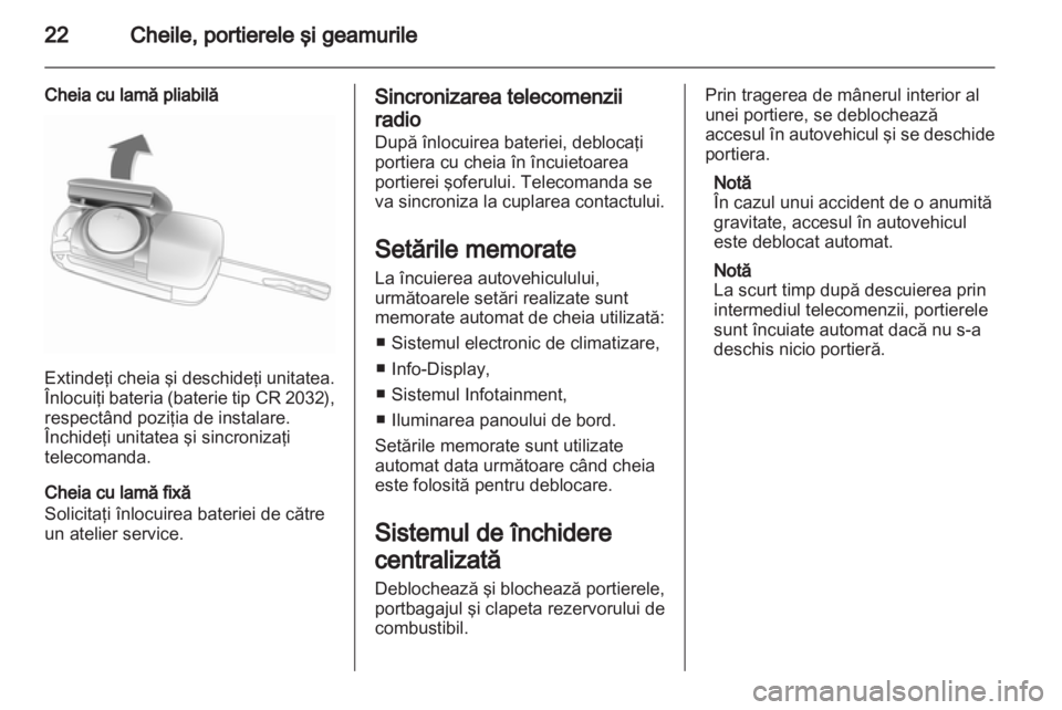 OPEL CORSA 2012.5 Manual de utilizare (in Romanian) OPEL CORSA 2012.5 Manual de utilizare (in Romanian)