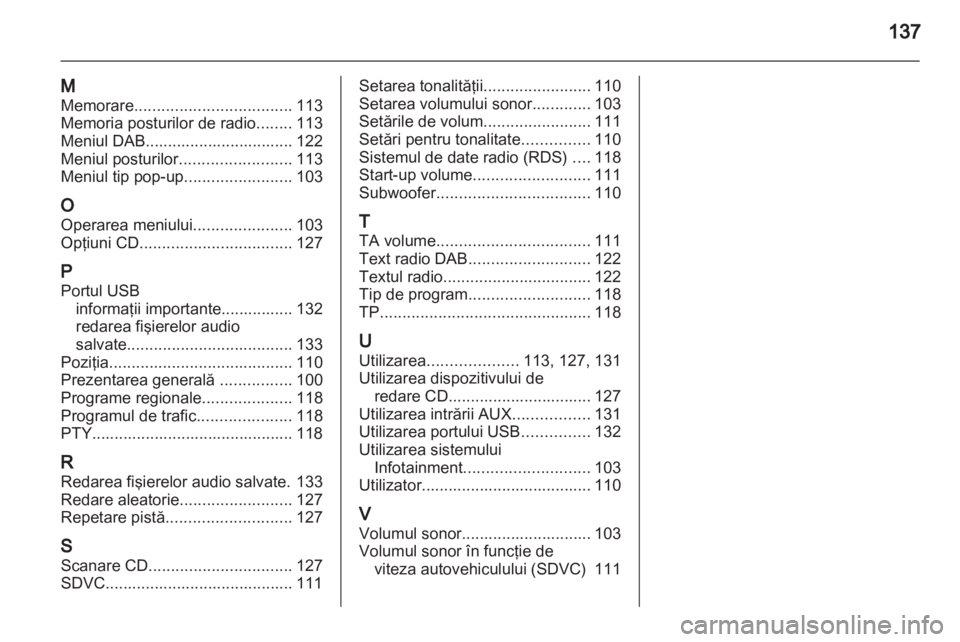 OPEL CORSA 2013  Manual pentru sistemul Infotainment (in Romanian) 