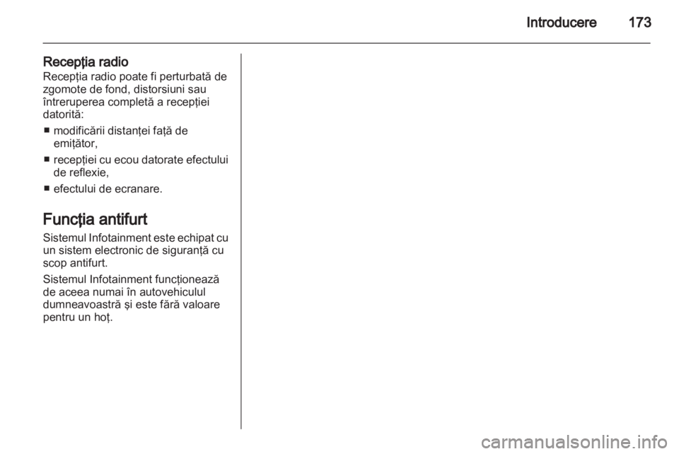 OPEL CORSA 2013 Manual pentru sistemul Infotainment (in Romanian) OPEL CORSA 2013 Manual pentru sistemul Infotainment (in Romanian)