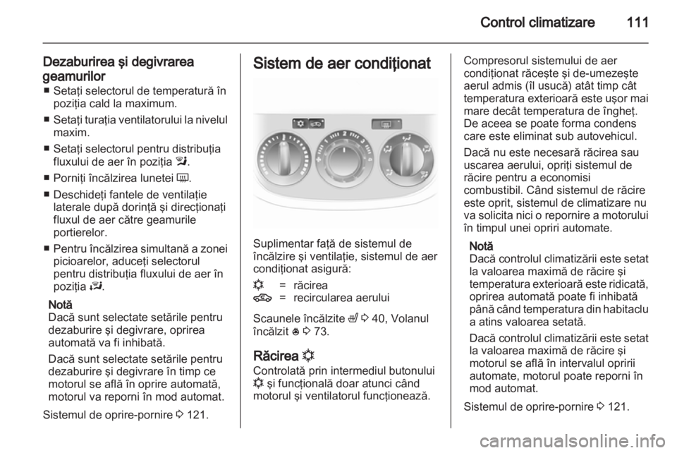 OPEL CORSA 2013 Manual de utilizare (in Romanian) OPEL CORSA 2013 Manual de utilizare (in Romanian)