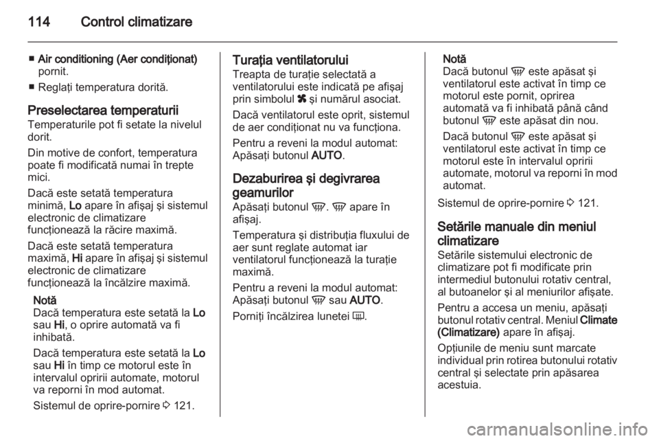 OPEL CORSA 2013 Manual de utilizare (in Romanian) OPEL CORSA 2013 Manual de utilizare (in Romanian)