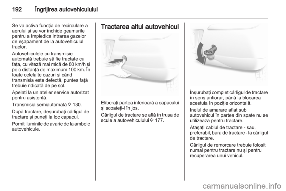 OPEL CORSA 2013  Manual de utilizare (in Romanian) 