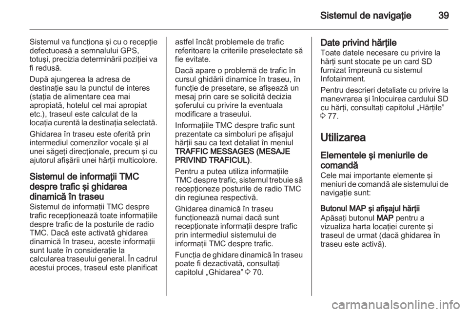 OPEL CORSA 2013.5  Manual pentru sistemul Infotainment (in Romanian) 