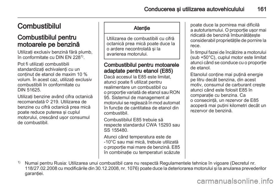 OPEL INSIGNIA 2011  Manual de utilizare (in Romanian) 