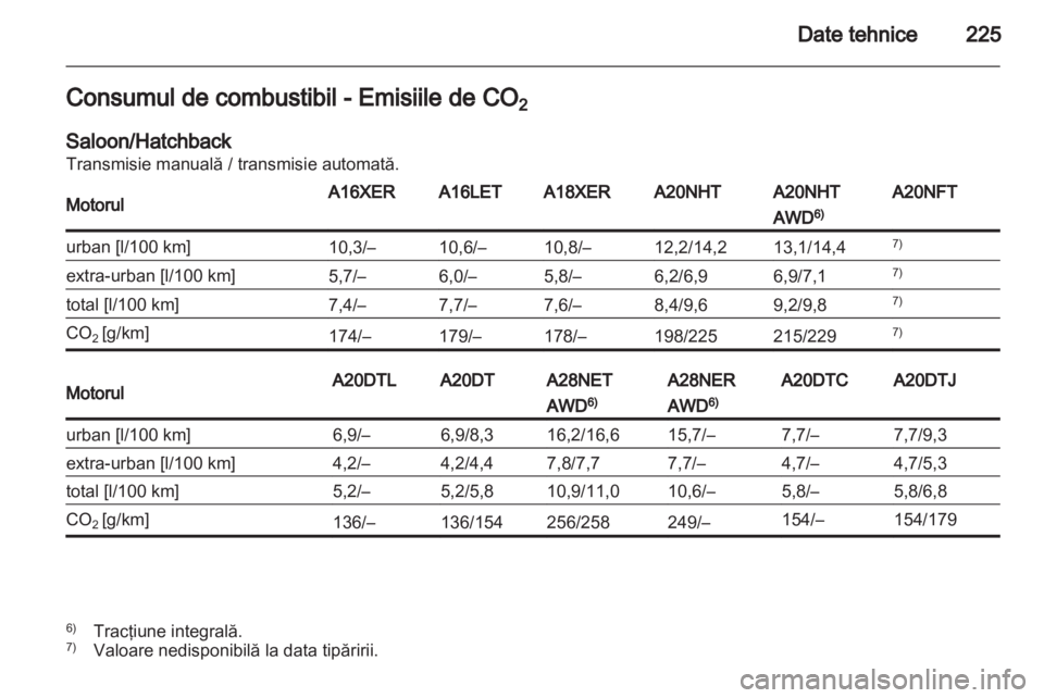 OPEL INSIGNIA 2011 Manual de utilizare (in Romanian) OPEL INSIGNIA 2011 Manual de utilizare (in Romanian)