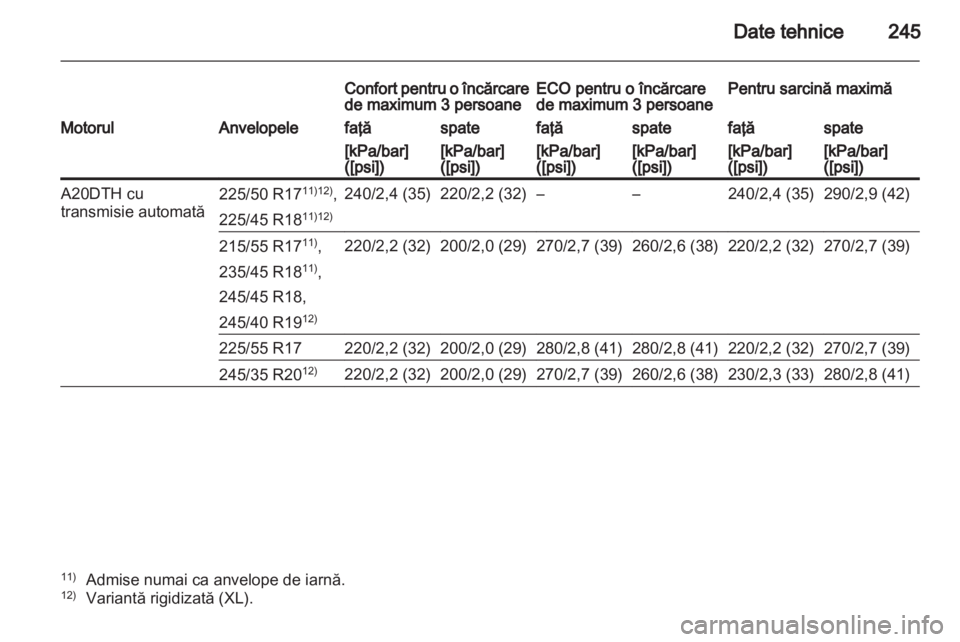 OPEL INSIGNIA 2011 Manual de utilizare (in Romanian) OPEL INSIGNIA 2011 Manual de utilizare (in Romanian)