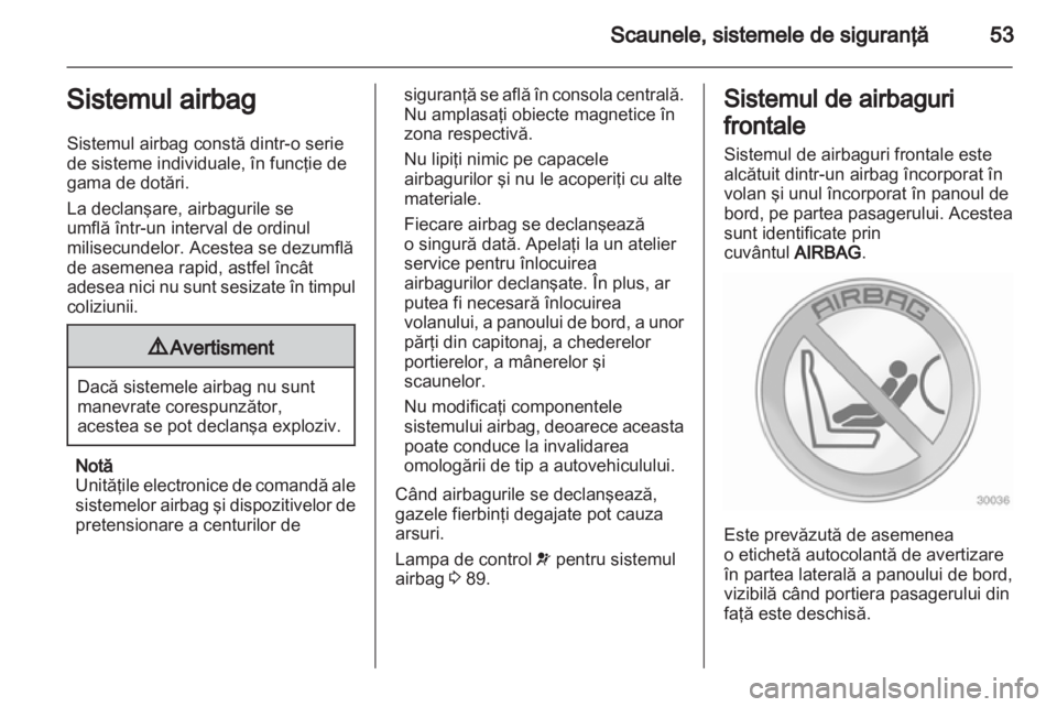 OPEL INSIGNIA 2011  Manual de utilizare (in Romanian) 