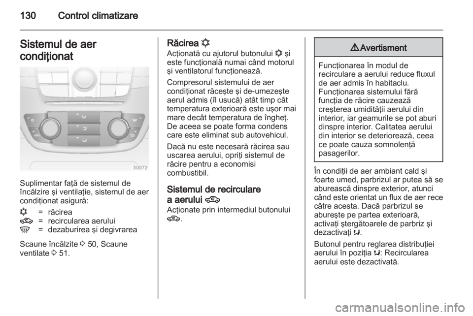 OPEL INSIGNIA 2012 Manual de utilizare (in Romanian) OPEL INSIGNIA 2012 Manual de utilizare (in Romanian)