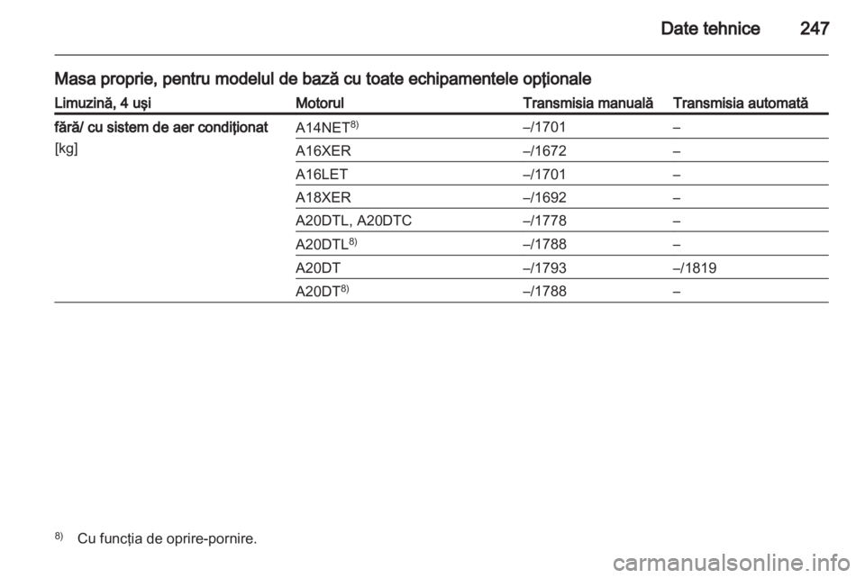 OPEL INSIGNIA 2012 Manual de utilizare (in Romanian) OPEL INSIGNIA 2012 Manual de utilizare (in Romanian)