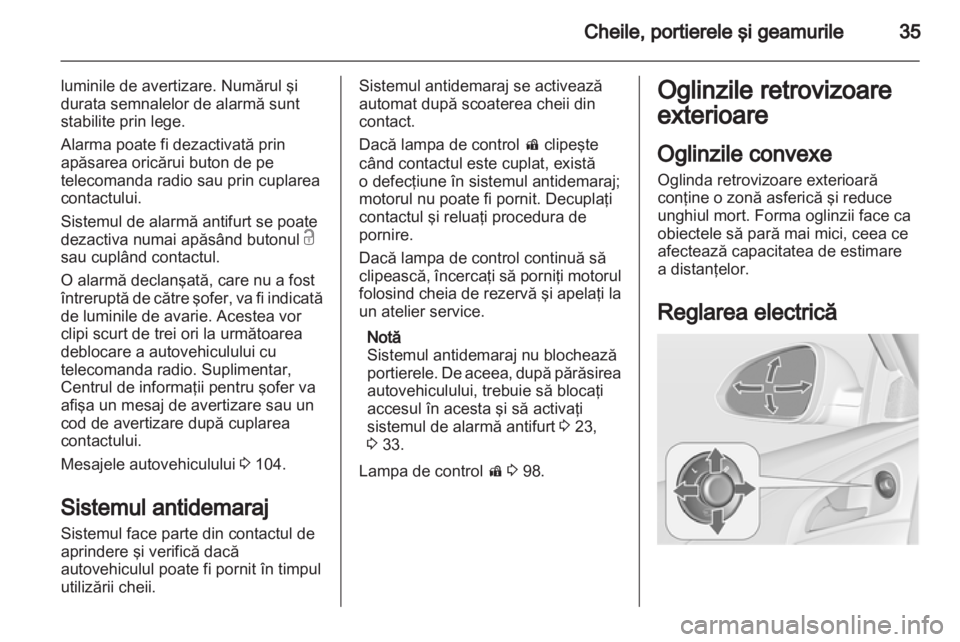 OPEL INSIGNIA 2012  Manual de utilizare (in Romanian) 
