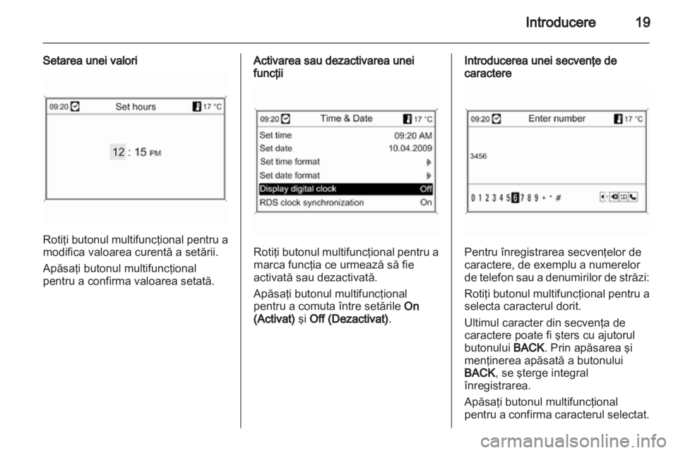 OPEL INSIGNIA 2013  Manual pentru sistemul Infotainment (in Romanian) 