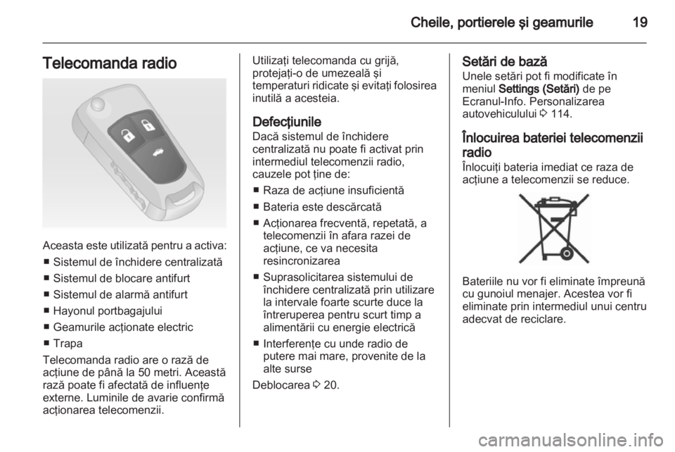 OPEL INSIGNIA 2013  Manual de utilizare (in Romanian) 