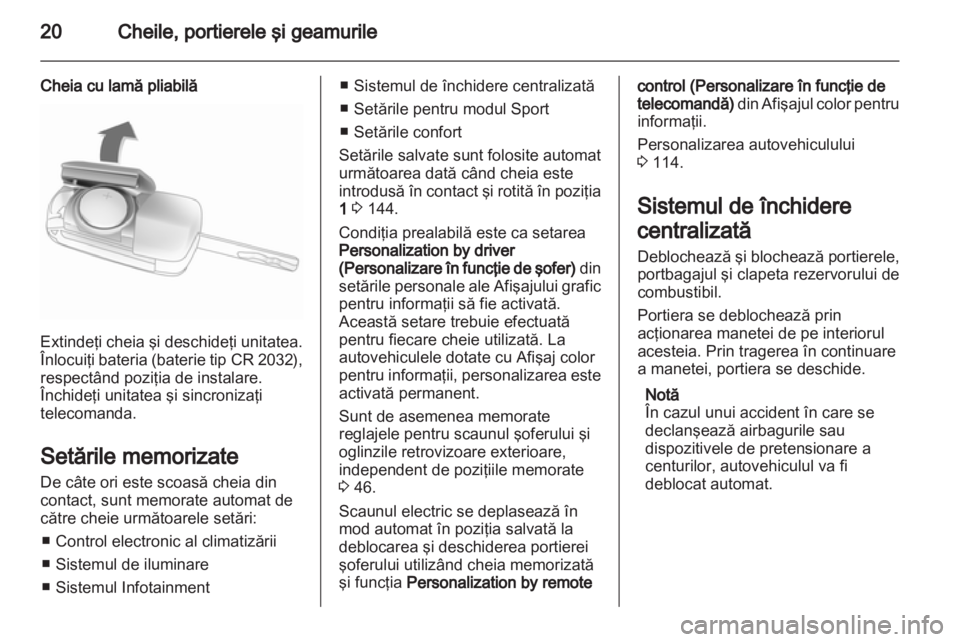 OPEL INSIGNIA 2013  Manual de utilizare (in Romanian) 