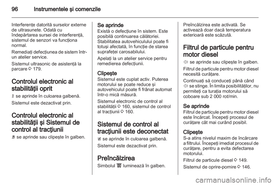 OPEL INSIGNIA 2013  Manual de utilizare (in Romanian) 