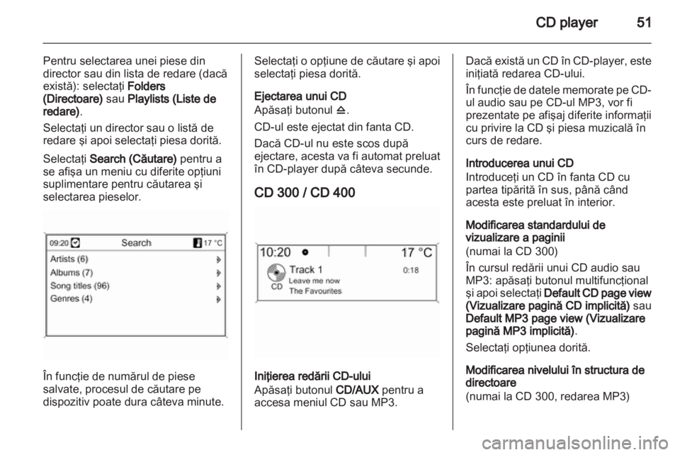 OPEL INSIGNIA 2013.5  Manual pentru sistemul Infotainment (in Romanian) 