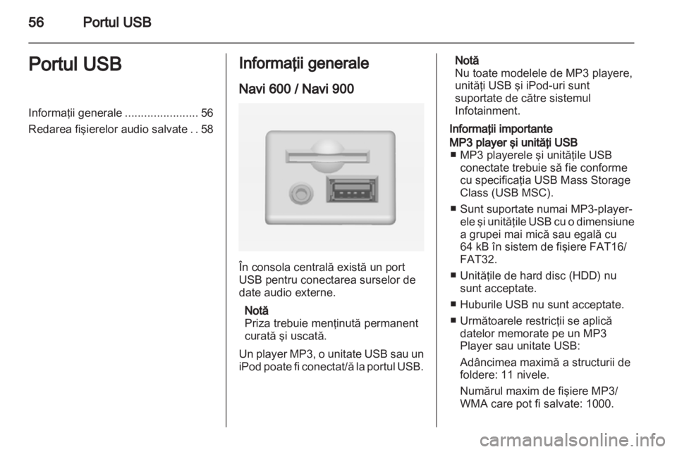 OPEL INSIGNIA 2013.5  Manual pentru sistemul Infotainment (in Romanian) 